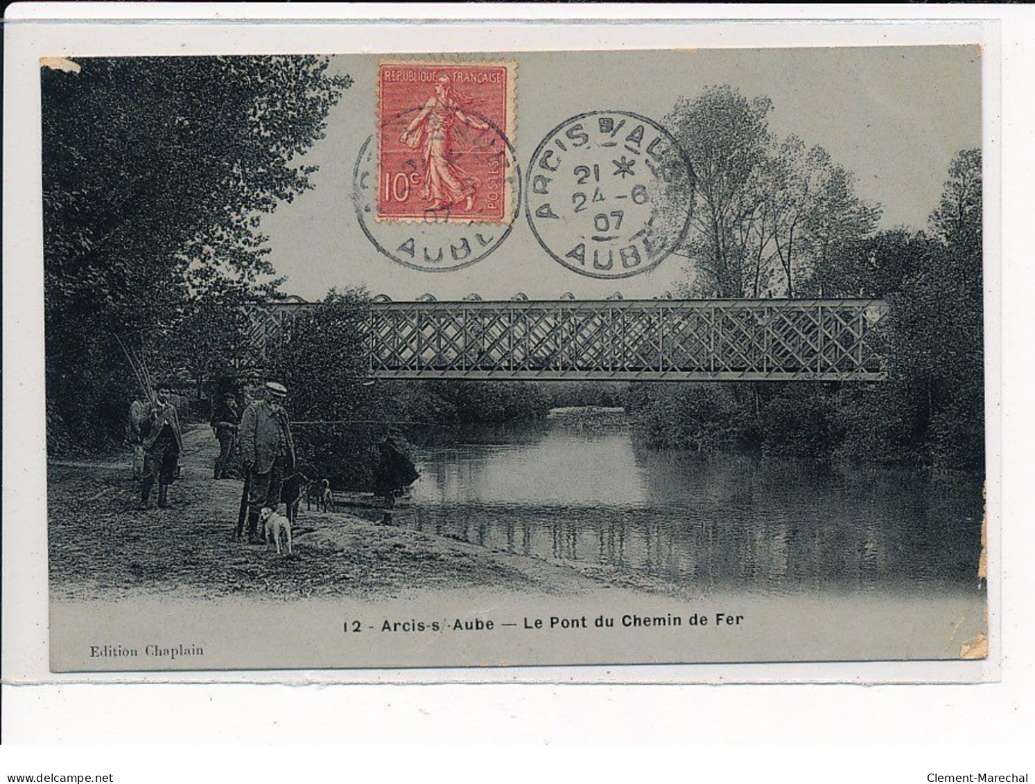 ARCIS-sur-AUBE : Le Pont Du Chemin De Fer - état - Arcis Sur Aube