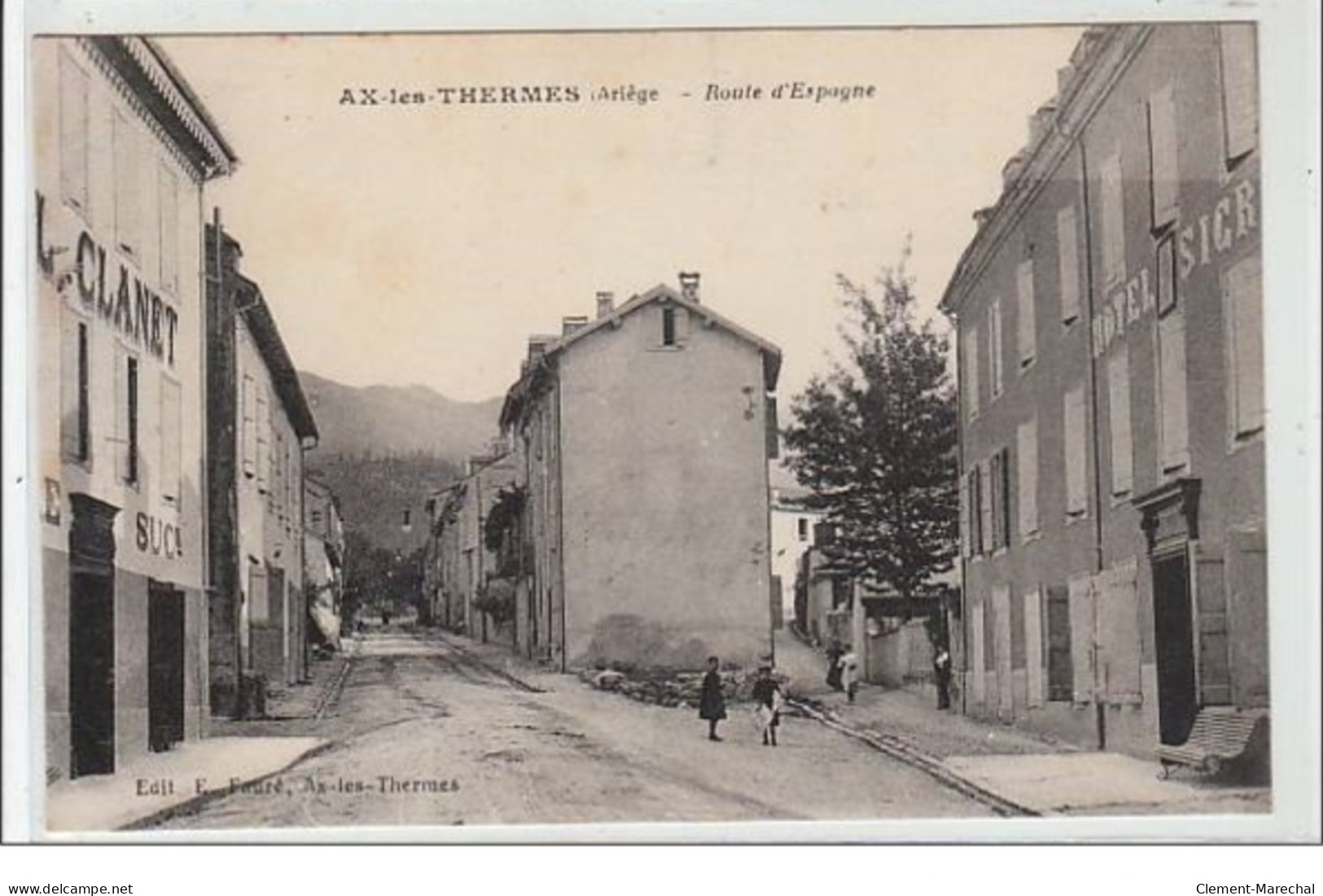 AX LES THERMES: Route D'Espagne - Très Bon état - Ax Les Thermes