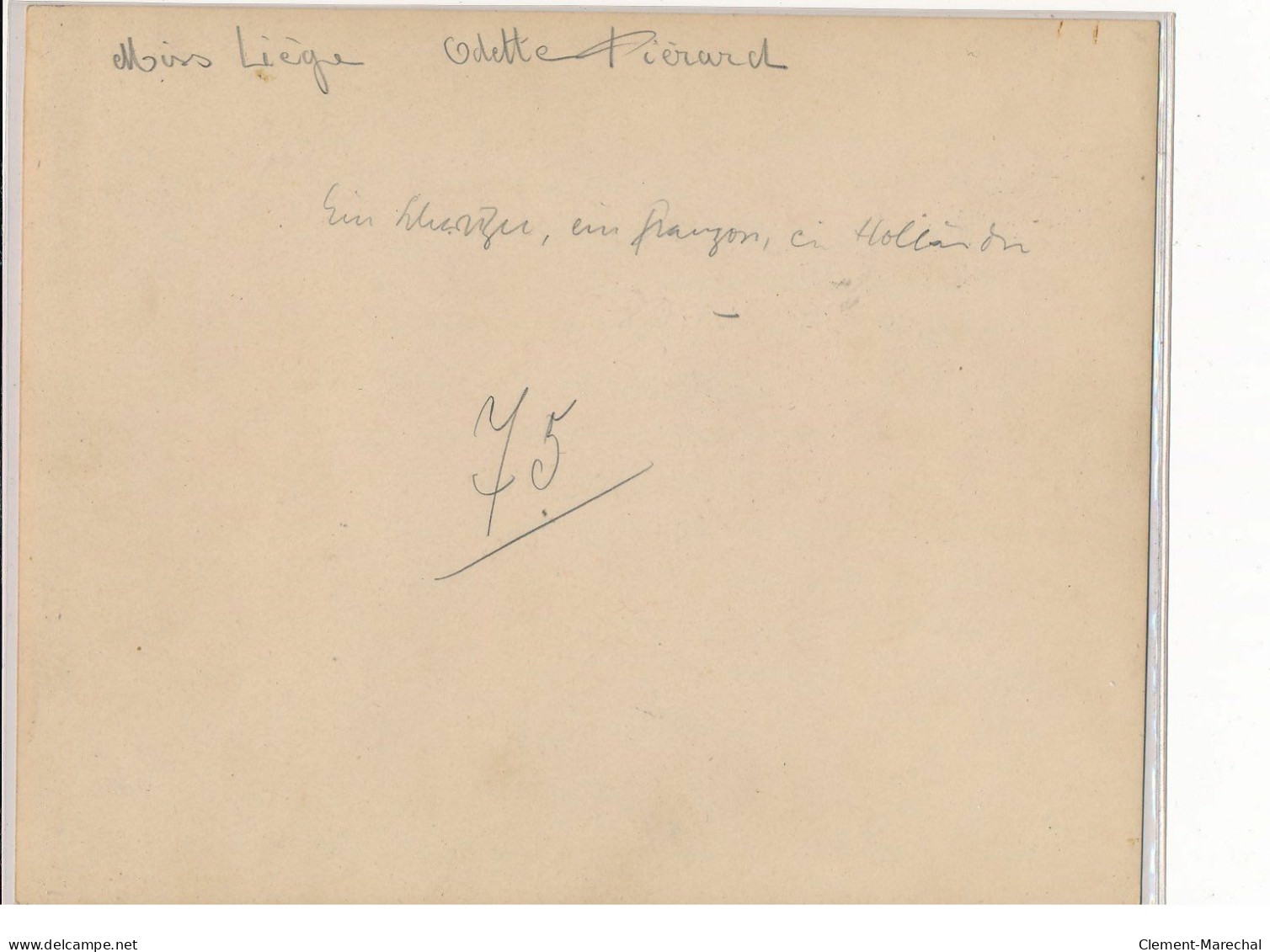 Autographe (18x23cm) De Jean, Jacques Et Jo, Musiciens - Très Bon état - Sonstige & Ohne Zuordnung