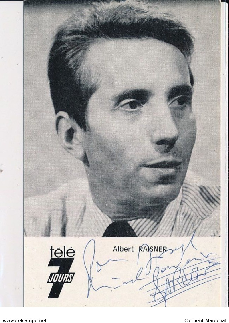 Autographe D'Albert Raisner, Harmoniciste - Très Bon état - Other & Unclassified