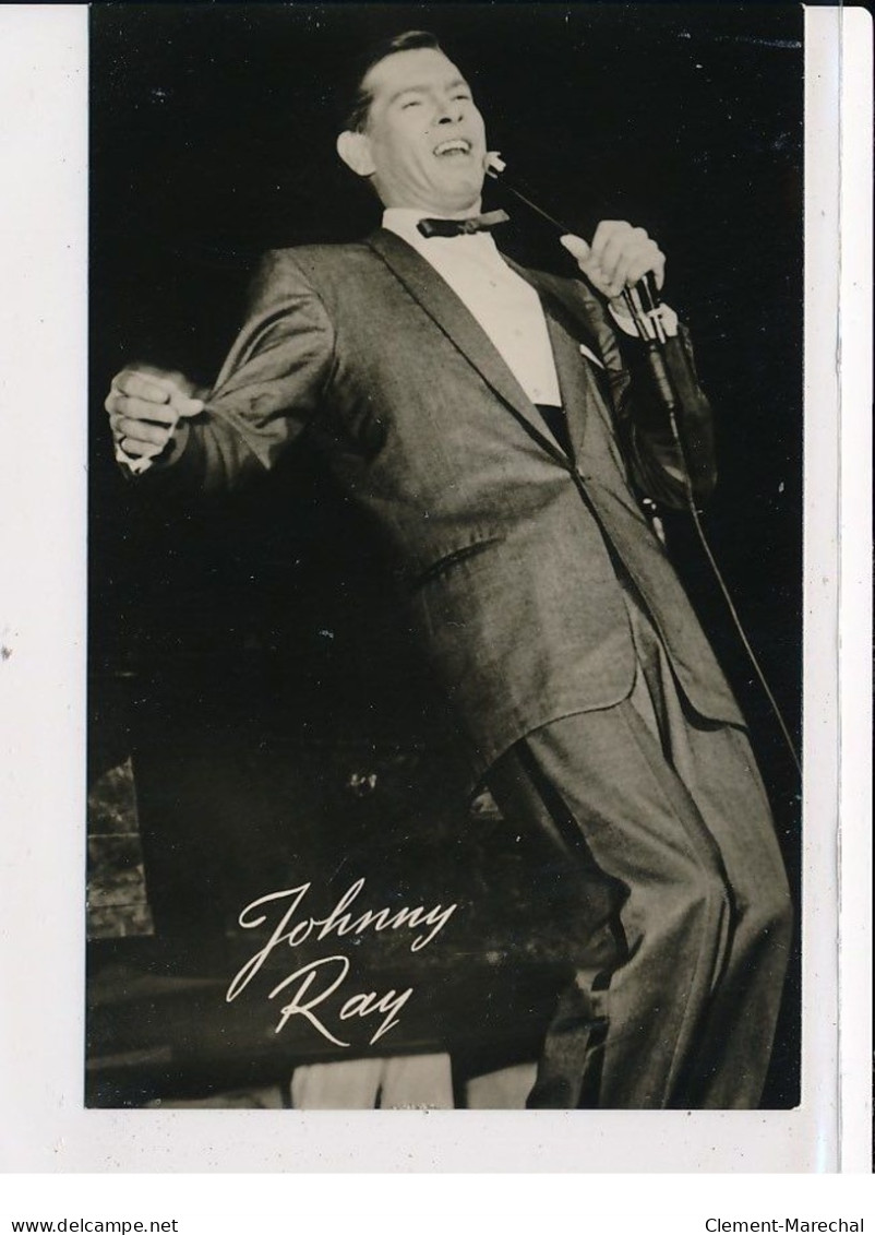 Autographe De Johnny Ray, Chanteur - Très Bon état - Other & Unclassified
