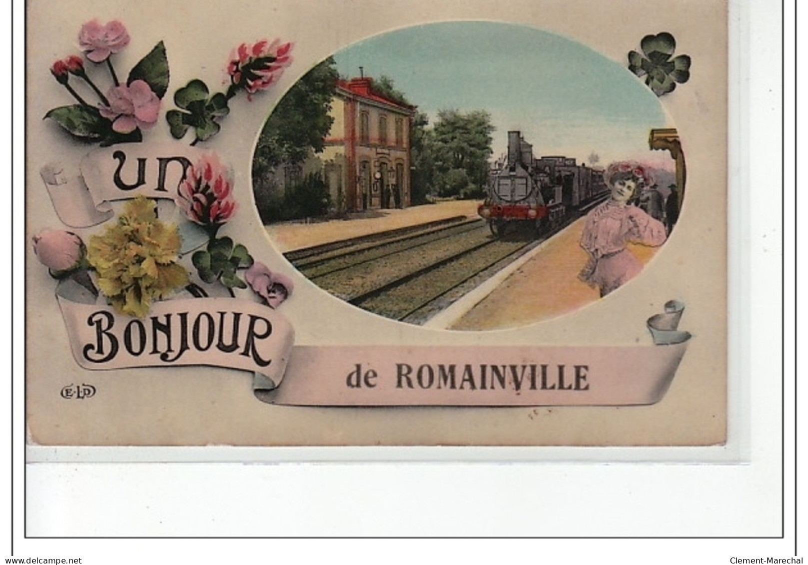 Un Bonjour De ROMAINVILLE - Très Bon état - Romainville