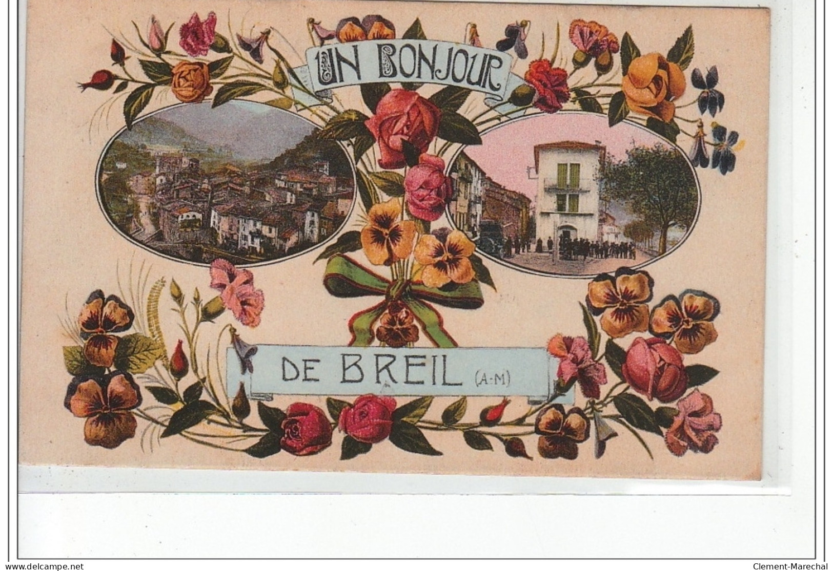 Un Bonjour De BREIL - Très Bon état - Breil-sur-Roya