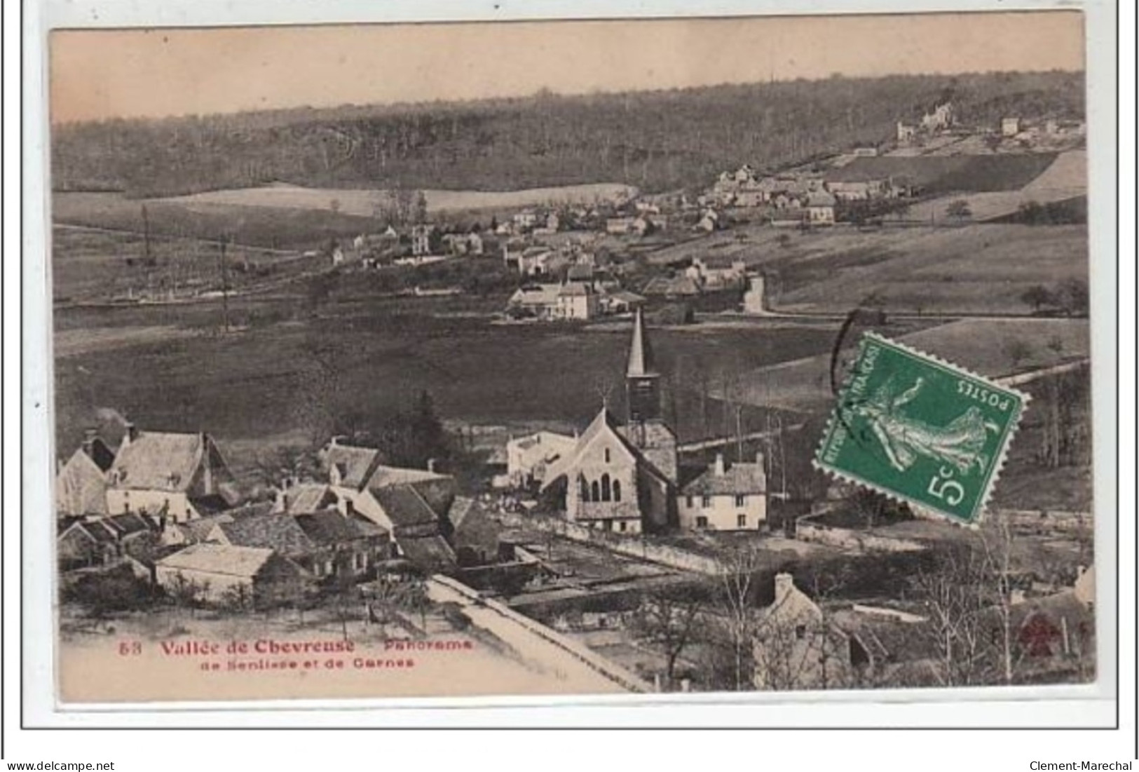 VALLEE DE CHEVREUSE : Panorama De Senlis Et De Garnes - Très Bon état - Chevreuse