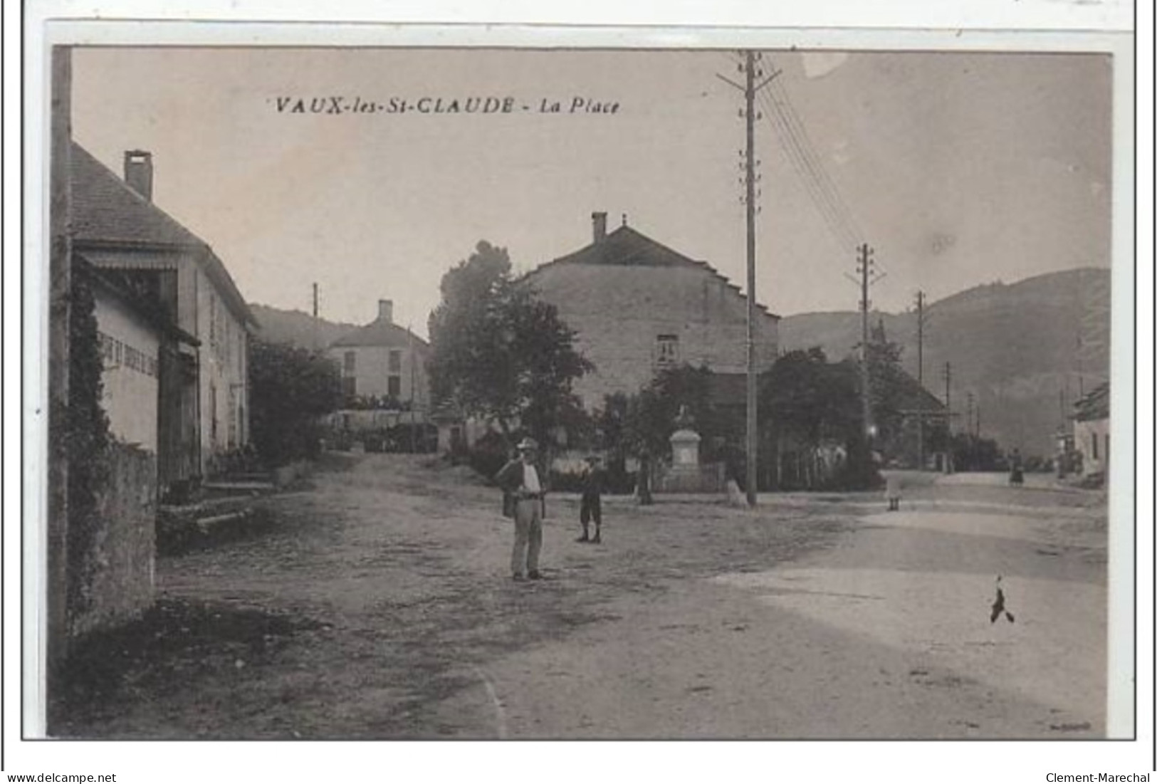 VAUX LES SAINT CLAUDE : La Place - Très Bon état - Other & Unclassified