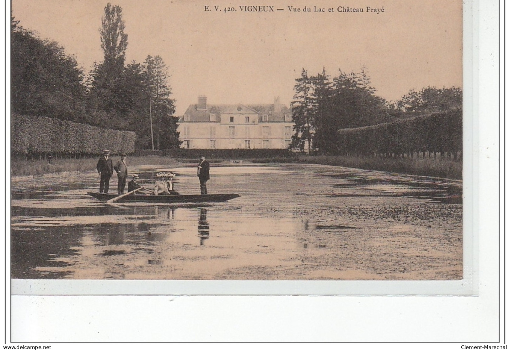 VIGNEUX - Vue Du Lac Et Le Château Frayé - Très Bon état - Vigneux Sur Seine