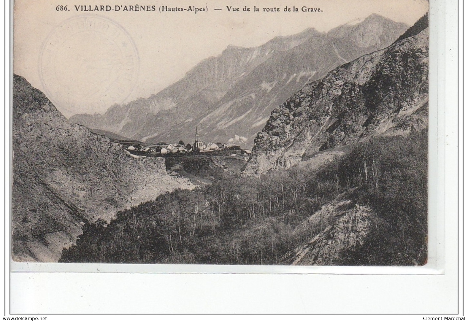 VILLARD D'ARENES - Vue De La Route De La Grave - Très Bon état - Autres & Non Classés