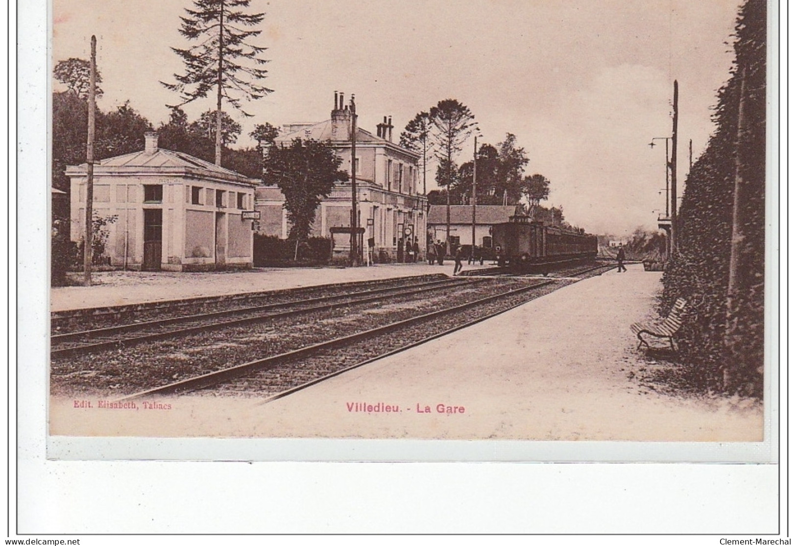 VILLEDIEU - La Gare - Très Bon état - Villedieu