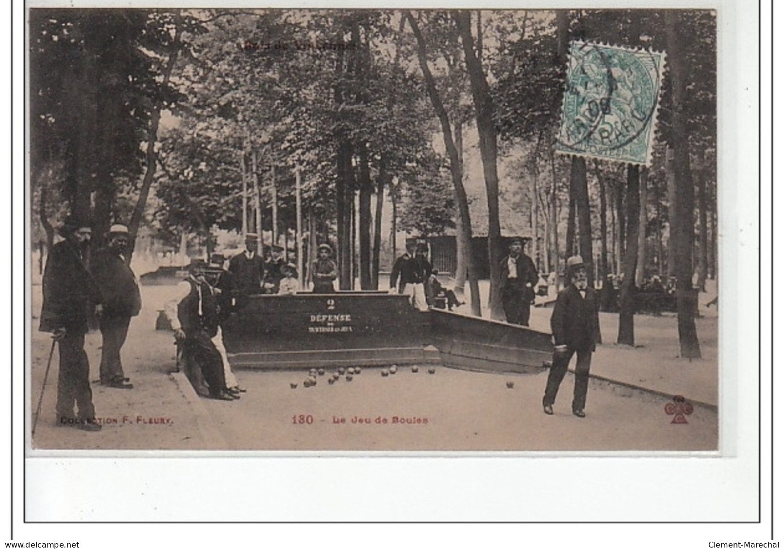 VINCENNES - Bois De Vincennes - Le Jeu De Boules -  Très Bon état - Vincennes