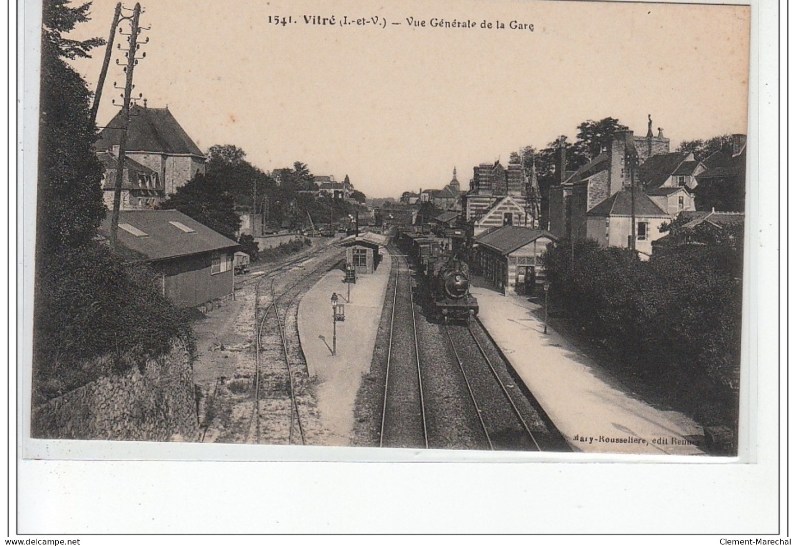 VITRE - Vue Générale De La Gare - Très Bon état - Vitre