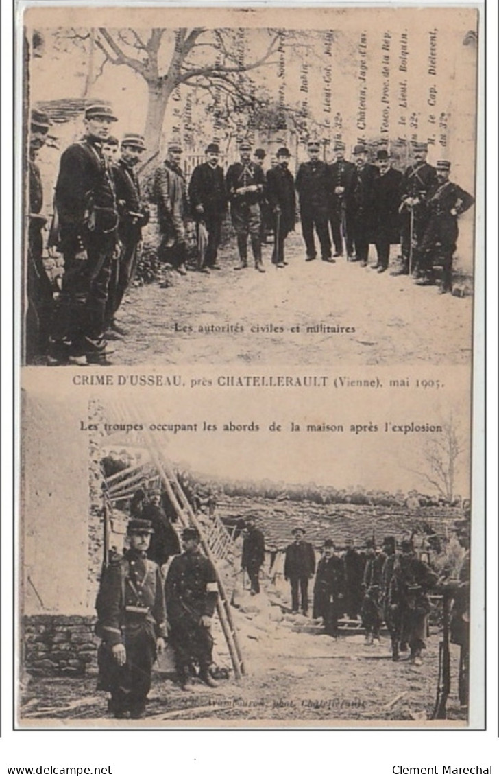 Le Crime D'USSEAU, Près CHATELLERAULT En 1905 - Très Bon état - Otros & Sin Clasificación