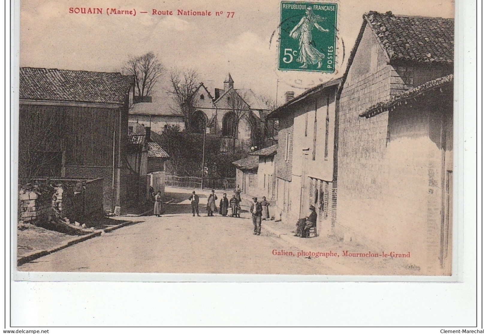 SOUAIN - Route Nationale N°77 - Très Bon état - Souain-Perthes-lès-Hurlus