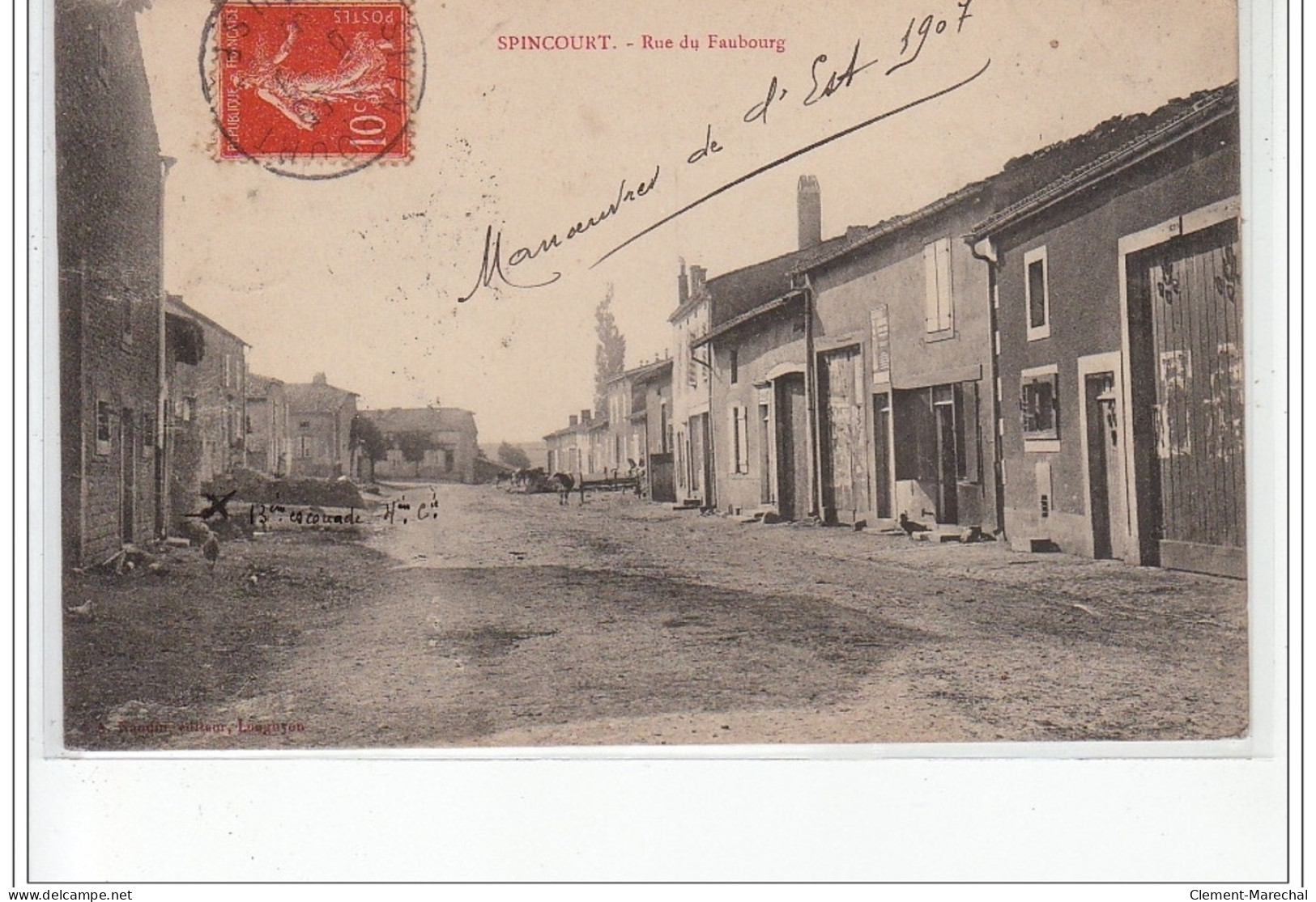 SPINCOURT - Rue Du Faubourg - Très Bon état - Spincourt