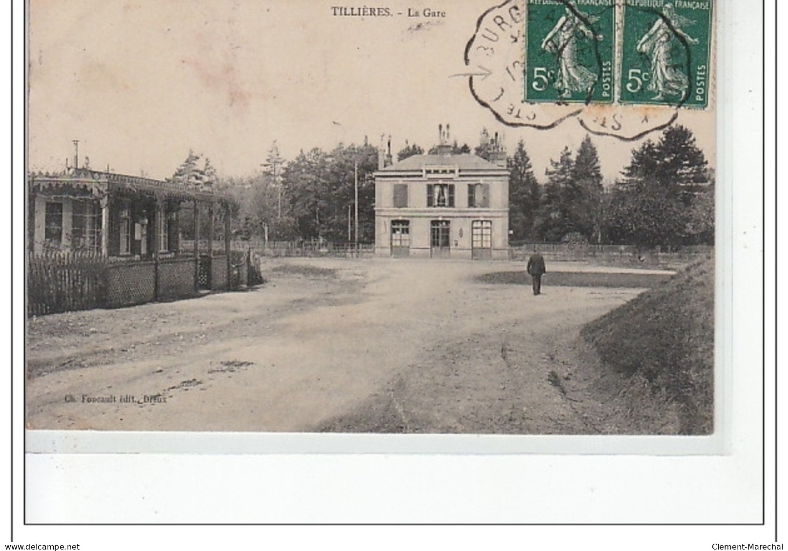 TILLIERES  - La Gare -  état - Tillières-sur-Avre