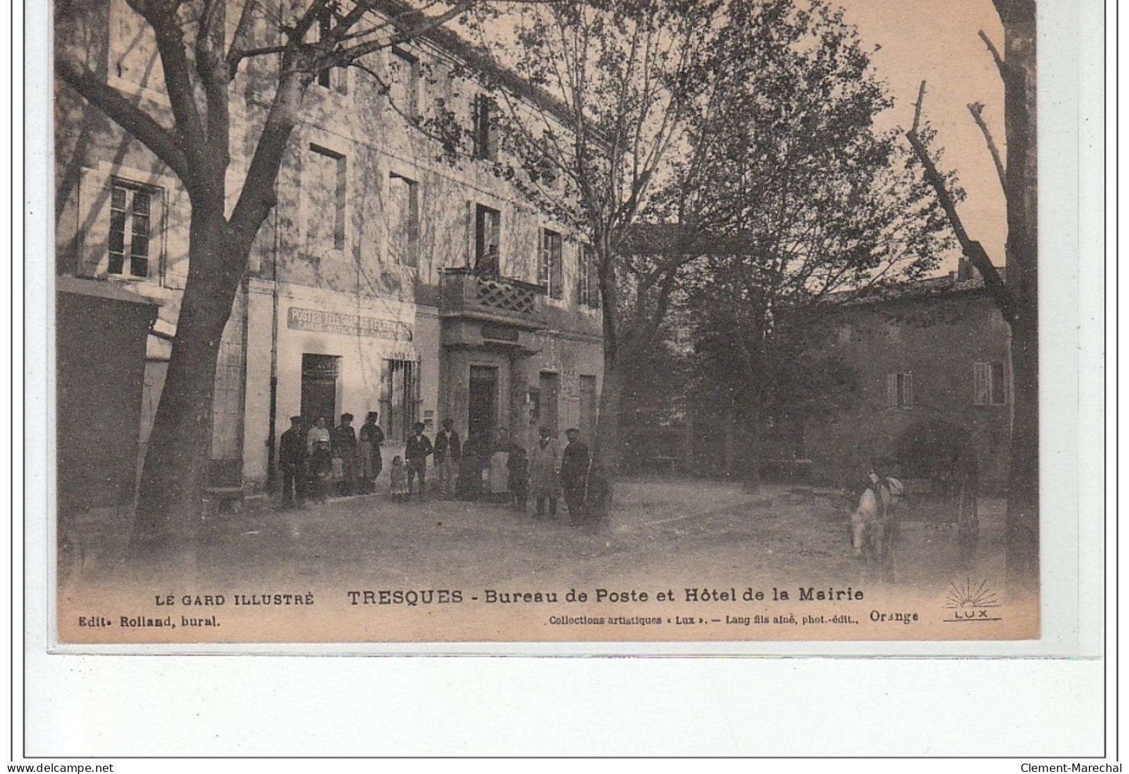 TRESQUES - Bureau De Poste Et Hôtel De La Mairie - Très Bon état - Other & Unclassified