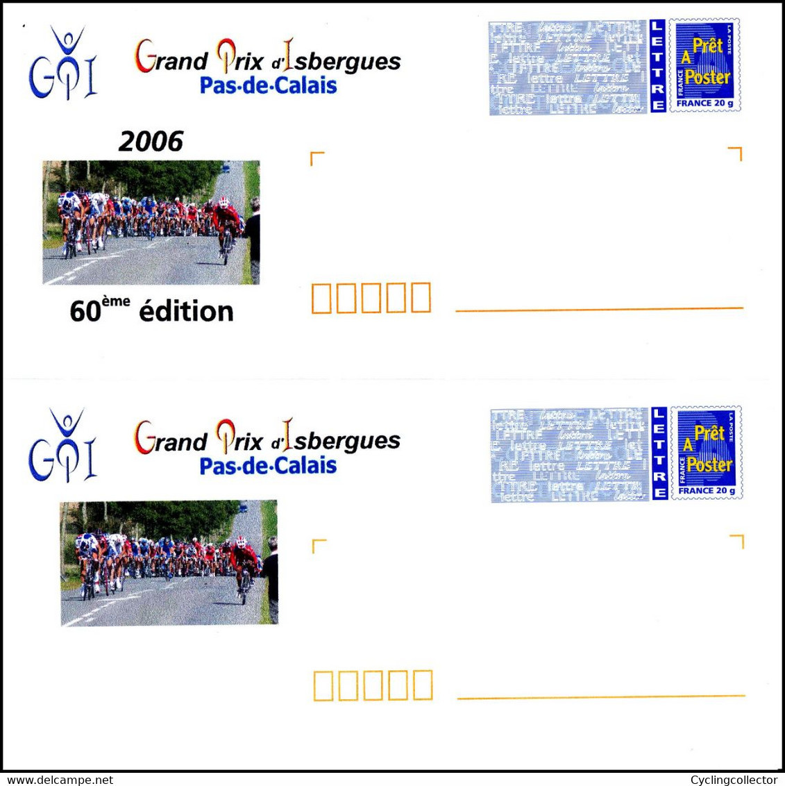 Lot 2 PaP  GPI Grand Prix Isbergues ( Dont 1 Avec Mention 60ème édition 2006 - Cyclisme - Wielrennen