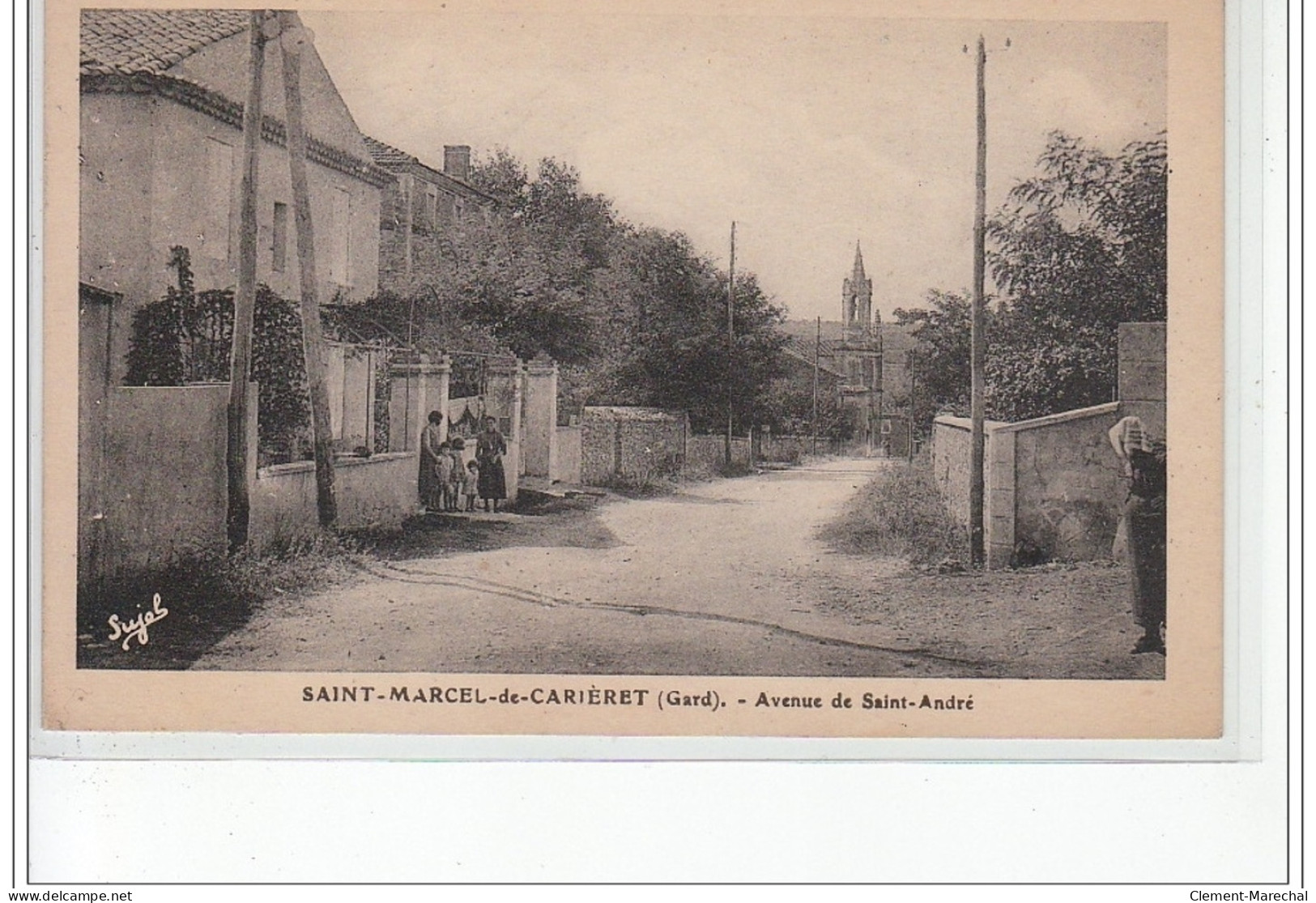 SAINT MARCEL DE CARIERET - Avenue De Saint André - Très Bon état - Other & Unclassified