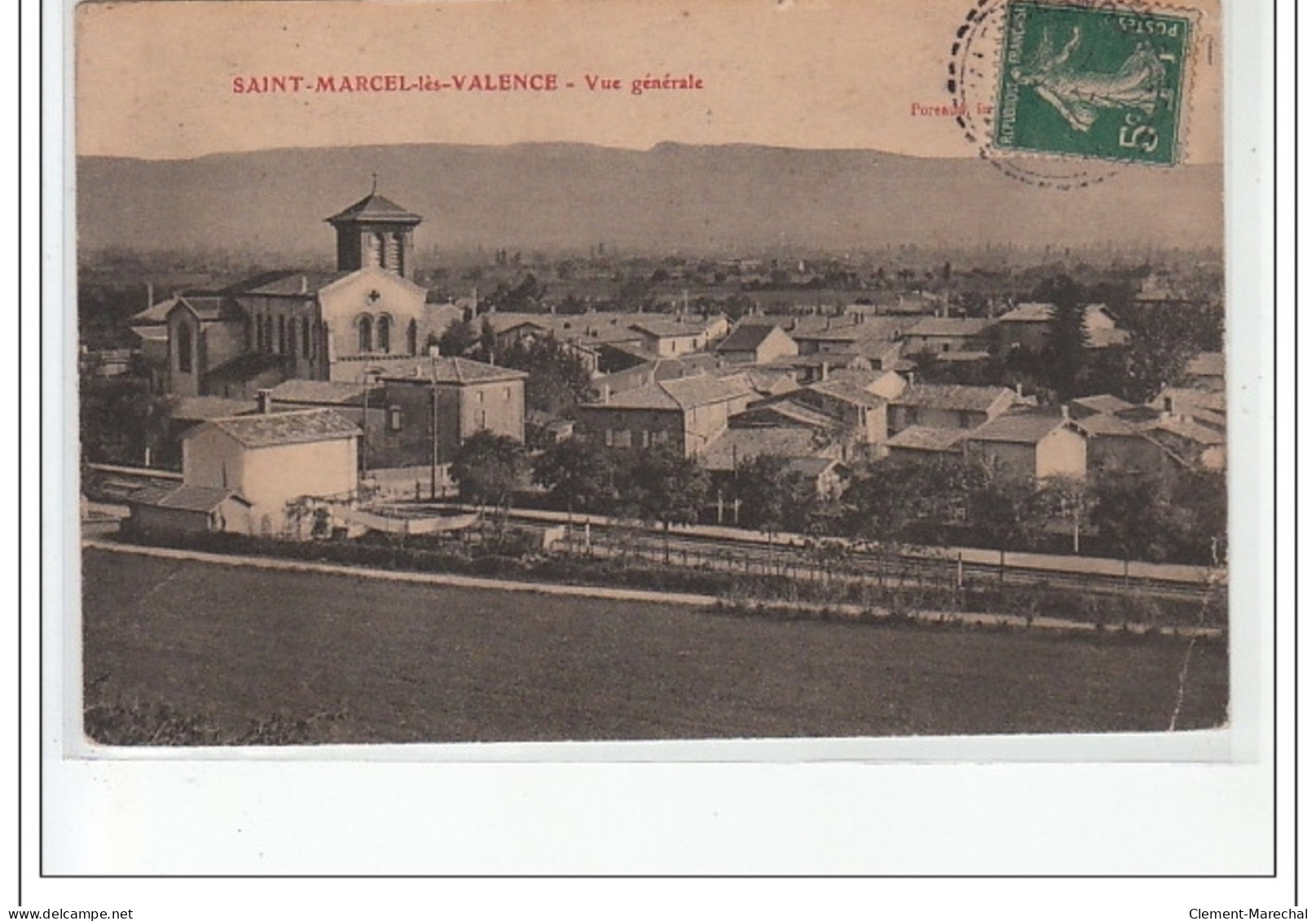 SAINT MARCEL LES VALENCE - Vue Générale - état - Otros & Sin Clasificación