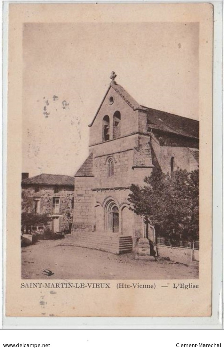 SAINT MARTIN LE VIEUX : L'église - Très Bon état - Other & Unclassified