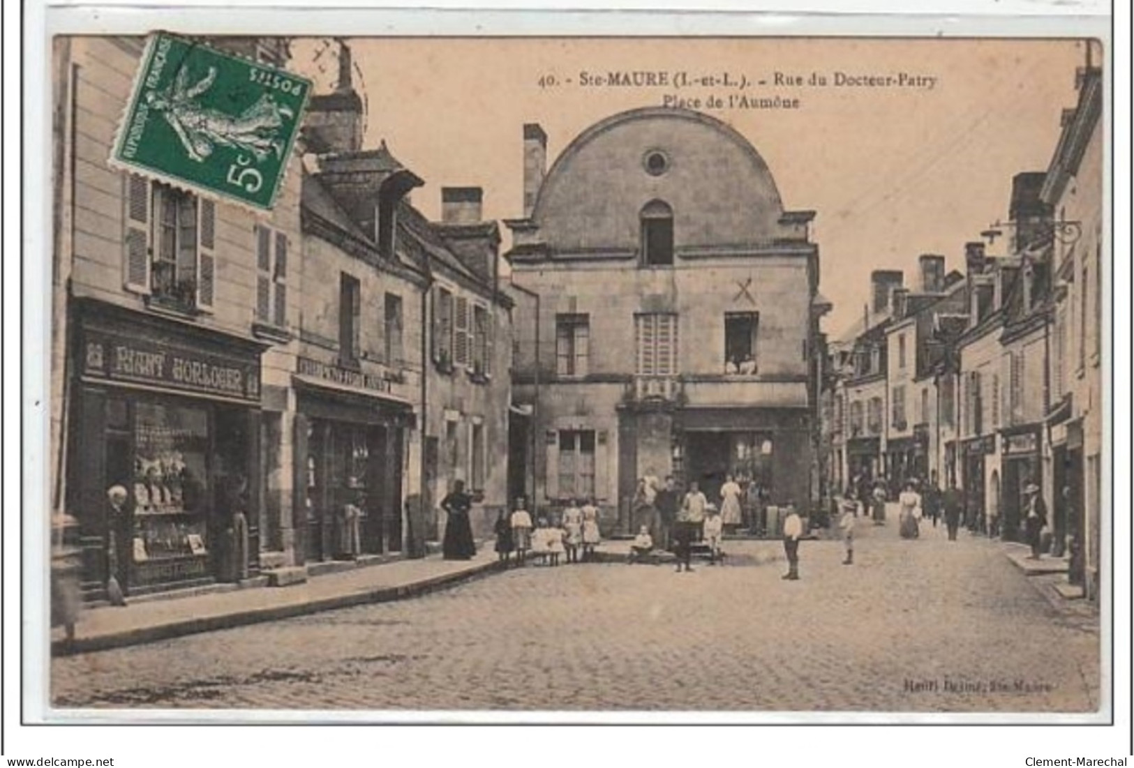 SAINT MAURE : Rue Du Docteur Patry - Place De L'aumône - Très Bon état - Altri & Non Classificati