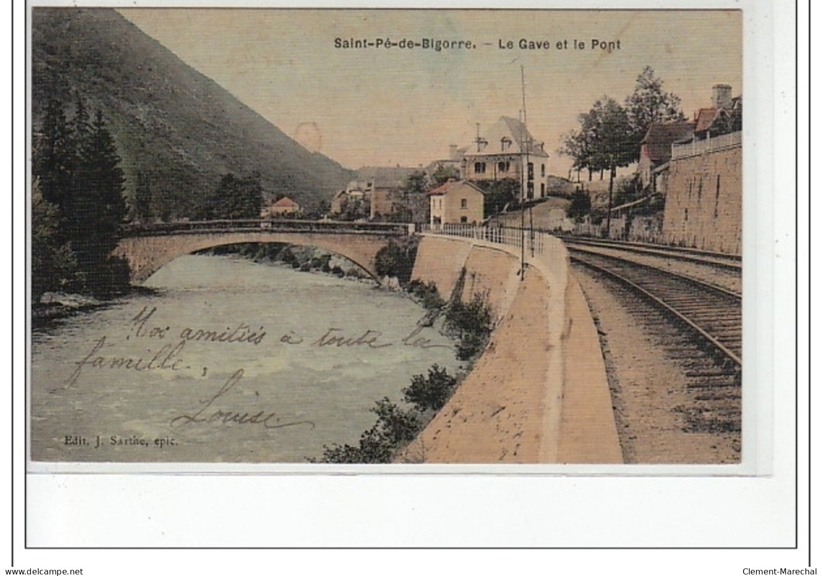 SAINT PE DE BIGORRE - Le Gave Et Le Pont - Très Bon état - Saint Pe De Bigorre
