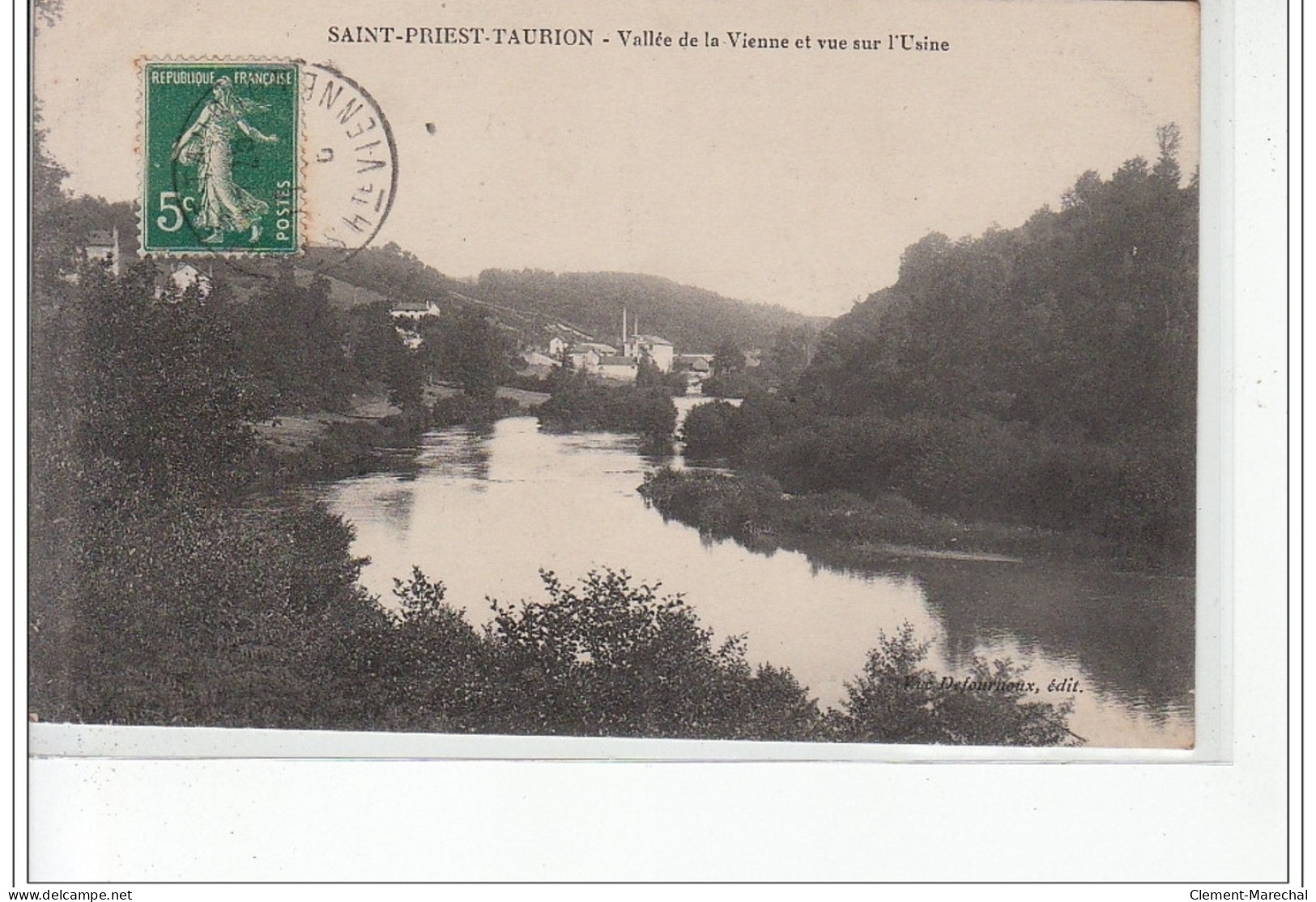 SAINT PRIEST TAURION - Vallée De La Vienne Et Vue Sur L'usine - Très Bon état - Saint Priest Taurion