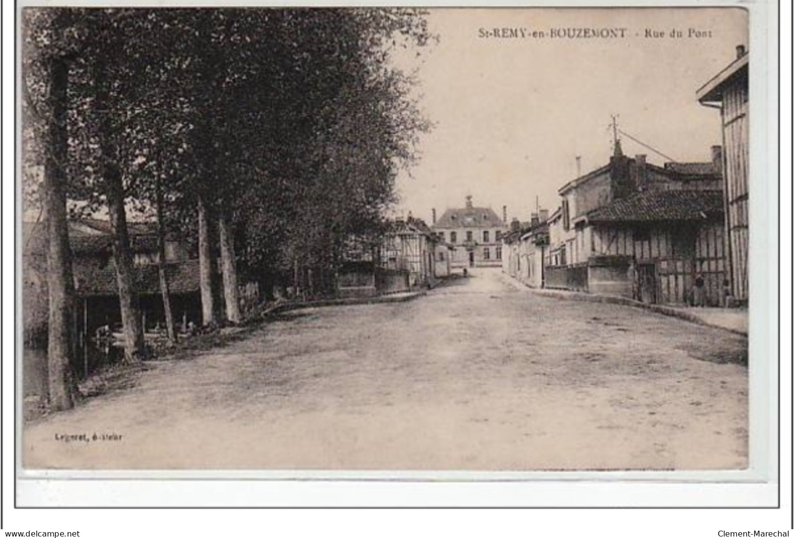 SAINT REMY EN BOUZEMONT - Rue Du Pont - Très Bon état - Saint Remy En Bouzemont