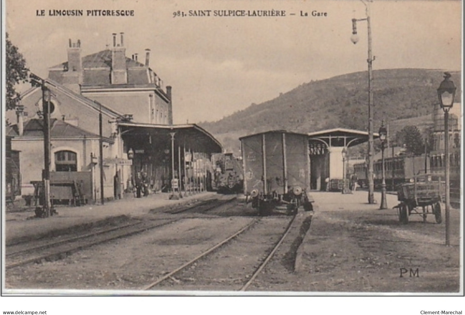 SAINT SULPICE LAURIERE : La Gare - Très Bon état - Other & Unclassified