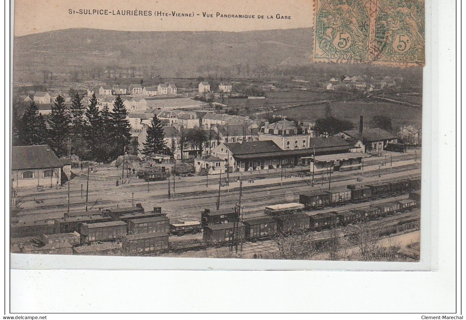 SAINT SULPICE-LAURIERE - Vue Panoramique De La Gare - Très Bon état - Other & Unclassified