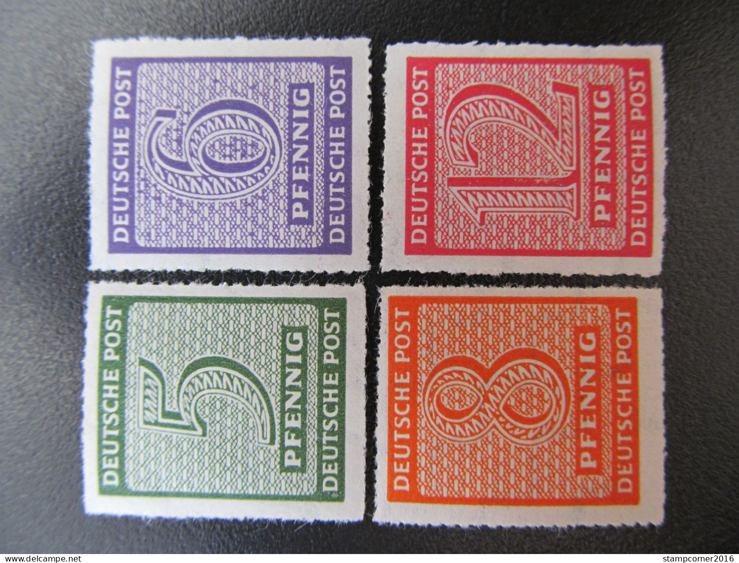 SBZ Nr. 116D-119D, 1945, Postfrisch *DEK120* - Mint