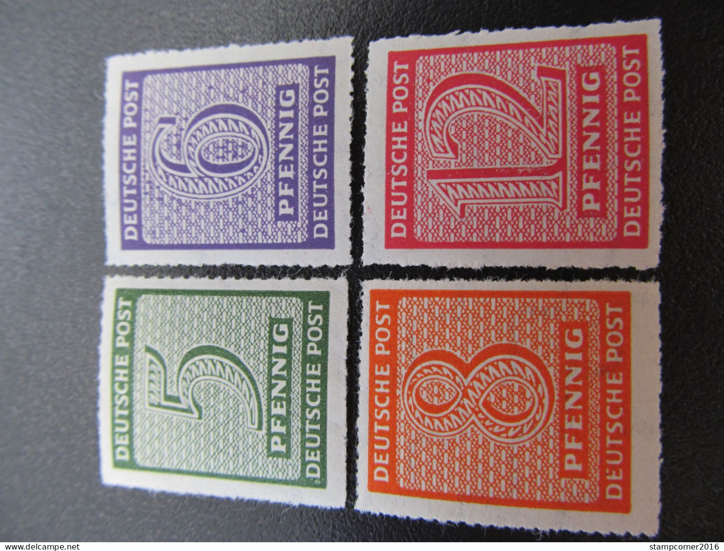 SBZ Nr. 116D-119D, 1945, Postfrisch *DEK120* - Mint