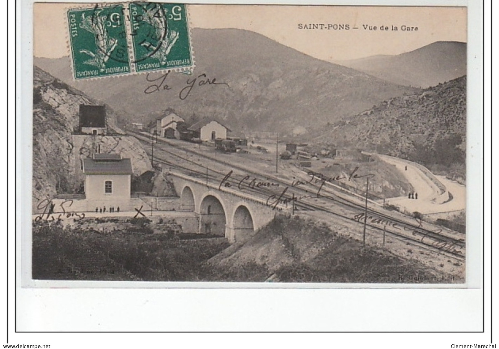 SAINT-PONS - Vue De La Gare - Très Bon état - Saint-Pons-de-Thomières