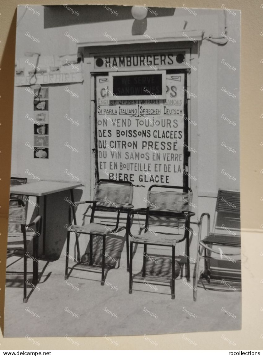Greece Photo CORFU 1963. Sandwich Hamburgers Kiosk - Europa