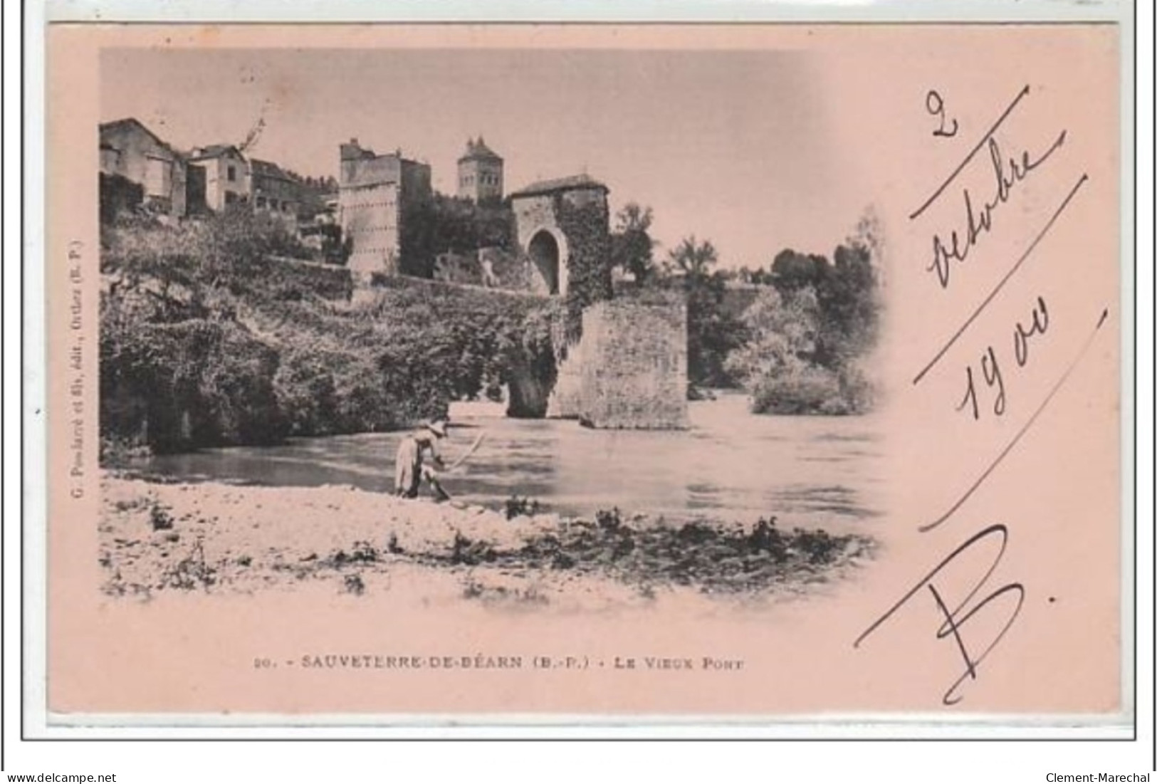 SAUVETERRE DE BEARN - Le Vieux Pont  - Très Bon état - Sauveterre De Bearn