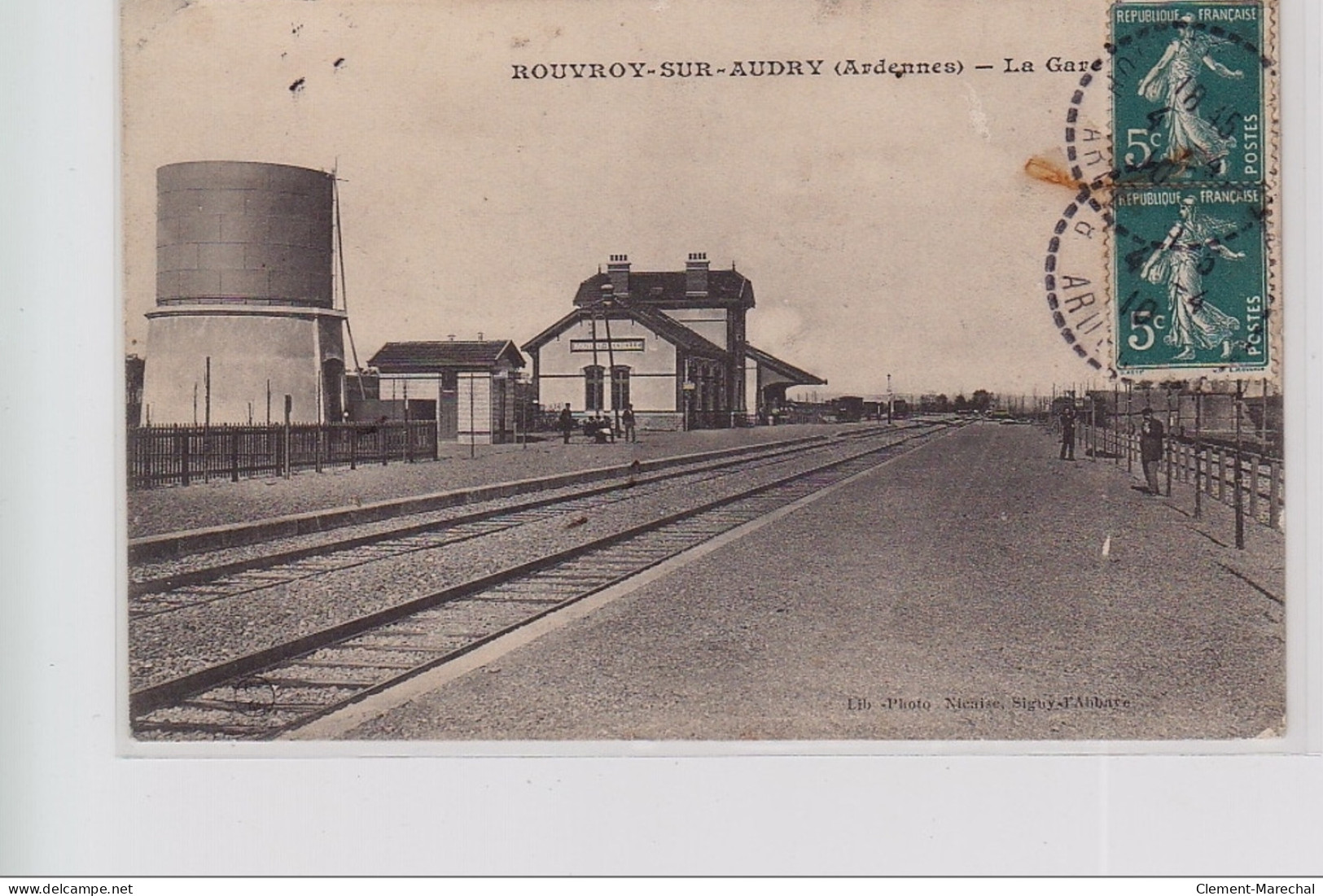 ROUVROY SUR AUDRY - La Gare - Très Bon état - Other & Unclassified