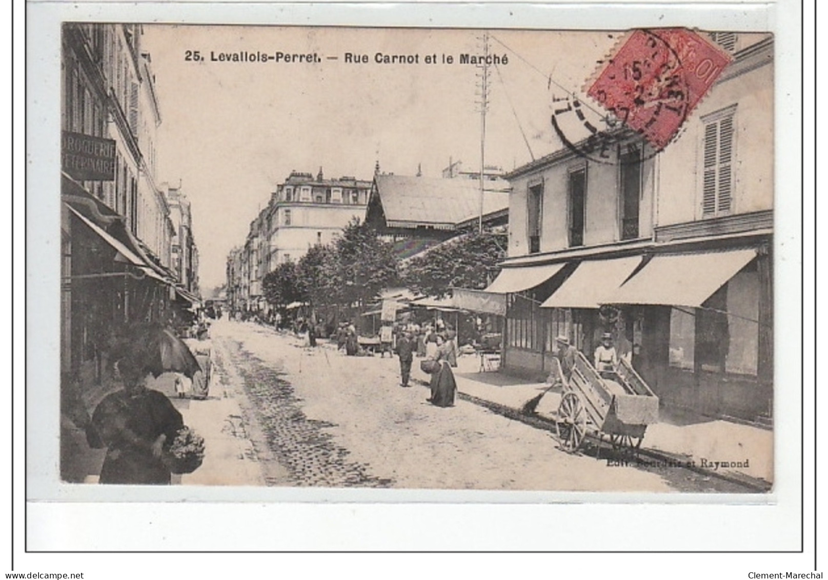 Rue Carnot Et Le Marché - Très Bon état - Levallois Perret