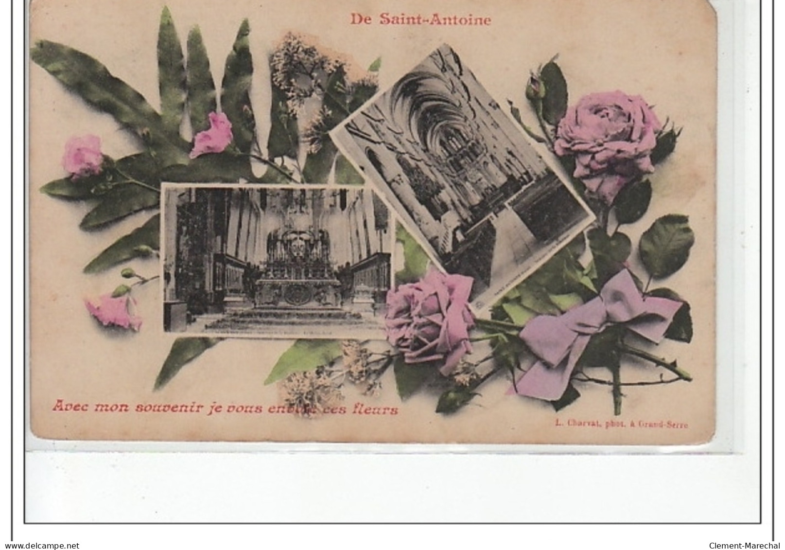 SAINT ANTOINE - Avec Mon Souvenir, Je Vous Envoie Ces Fleurs - Très Bon état - Other & Unclassified