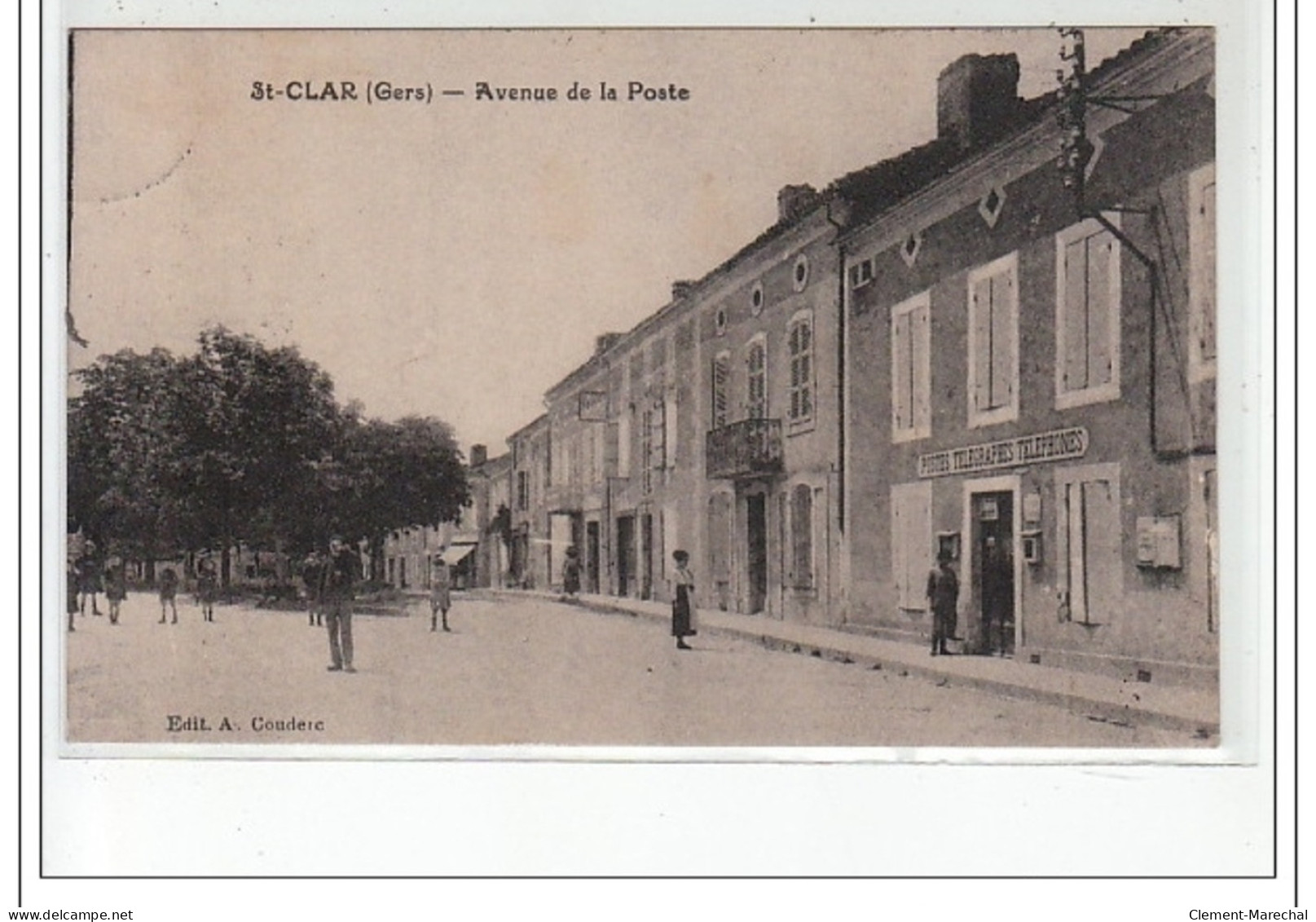 SAINT CLAR - Avenue De La Poste - Très Bon état - Vic-Fezensac