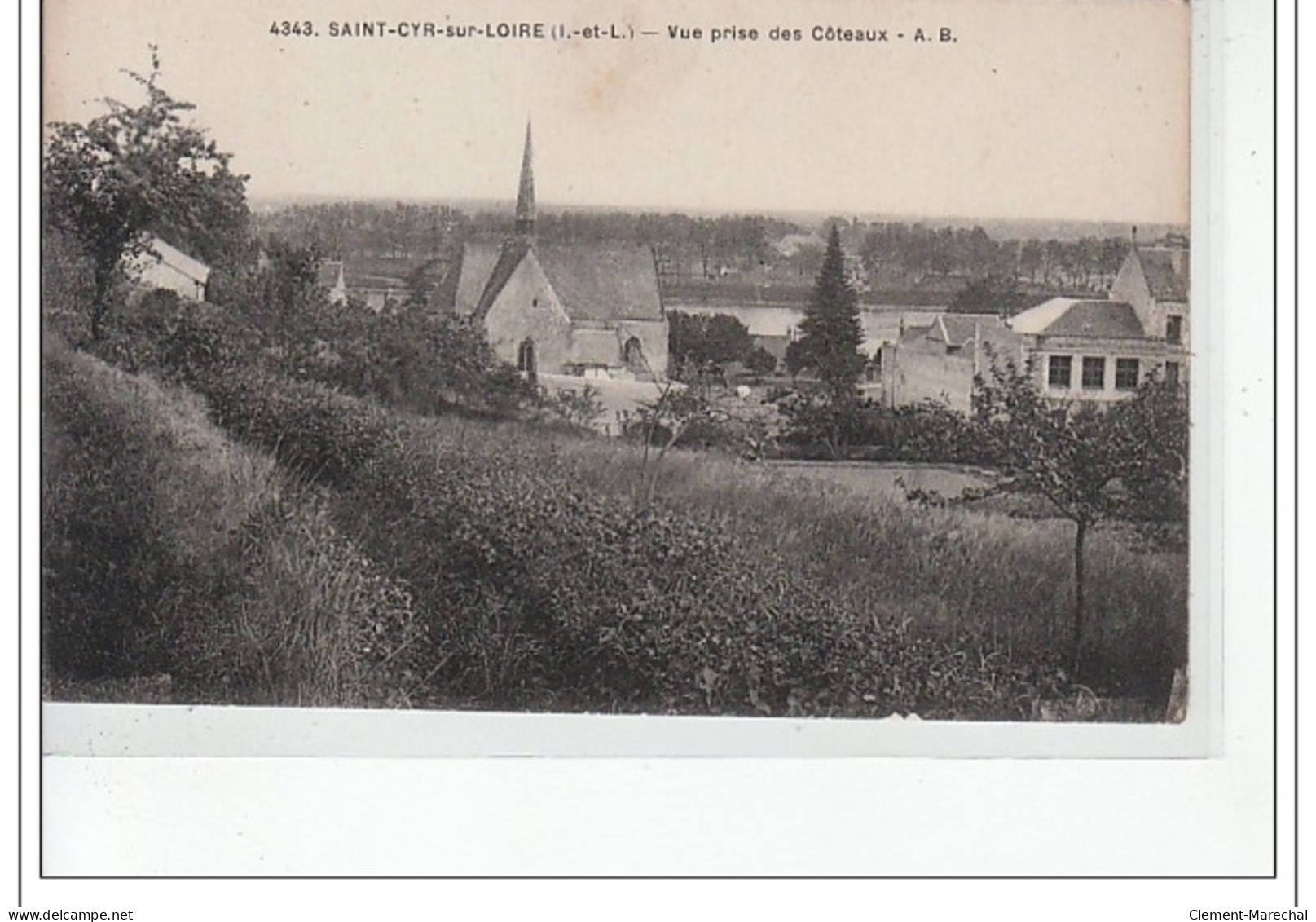 SAINT CYR SUR LOIRE - Vue Prise Des Coteaux - Très Bon état - Saint-Cyr-sur-Loire