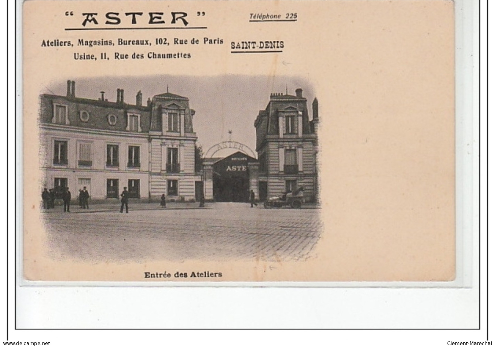 SAINT DENIS - """"ASTER"""" - Entrée Des Ateliers - état - Saint Denis