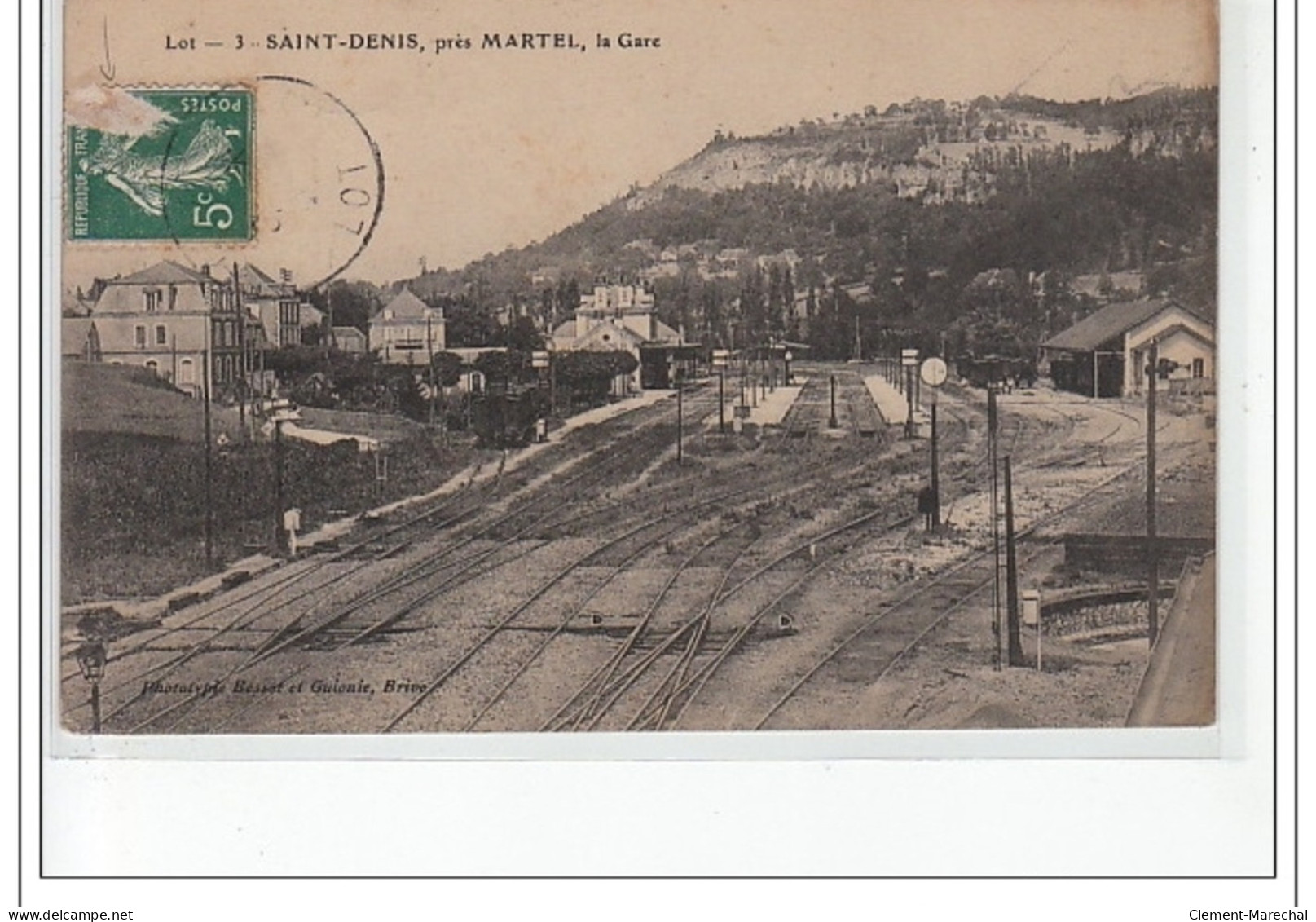 SAINT DENIS Près MARTEL - La Gare - état - Autres & Non Classés