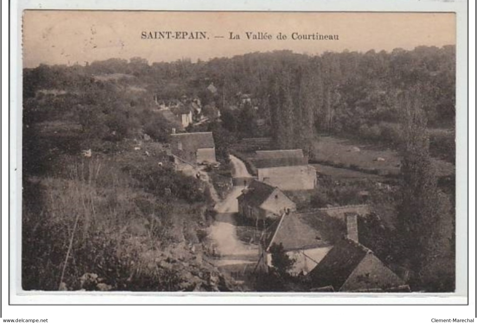 SAINT EPAIN : La Vallée De Courtineau - Très Bon état - Altri & Non Classificati