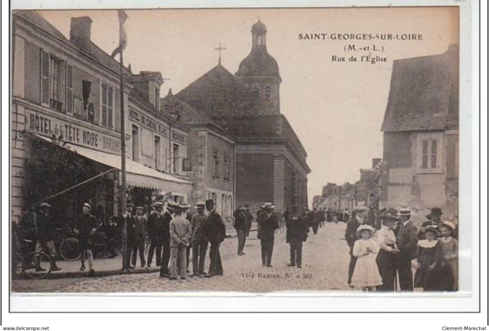 SAINT GEORGES SUR LOIRE - Rue De L'Eglise - Très Bon état - Saint Georges Sur Loire