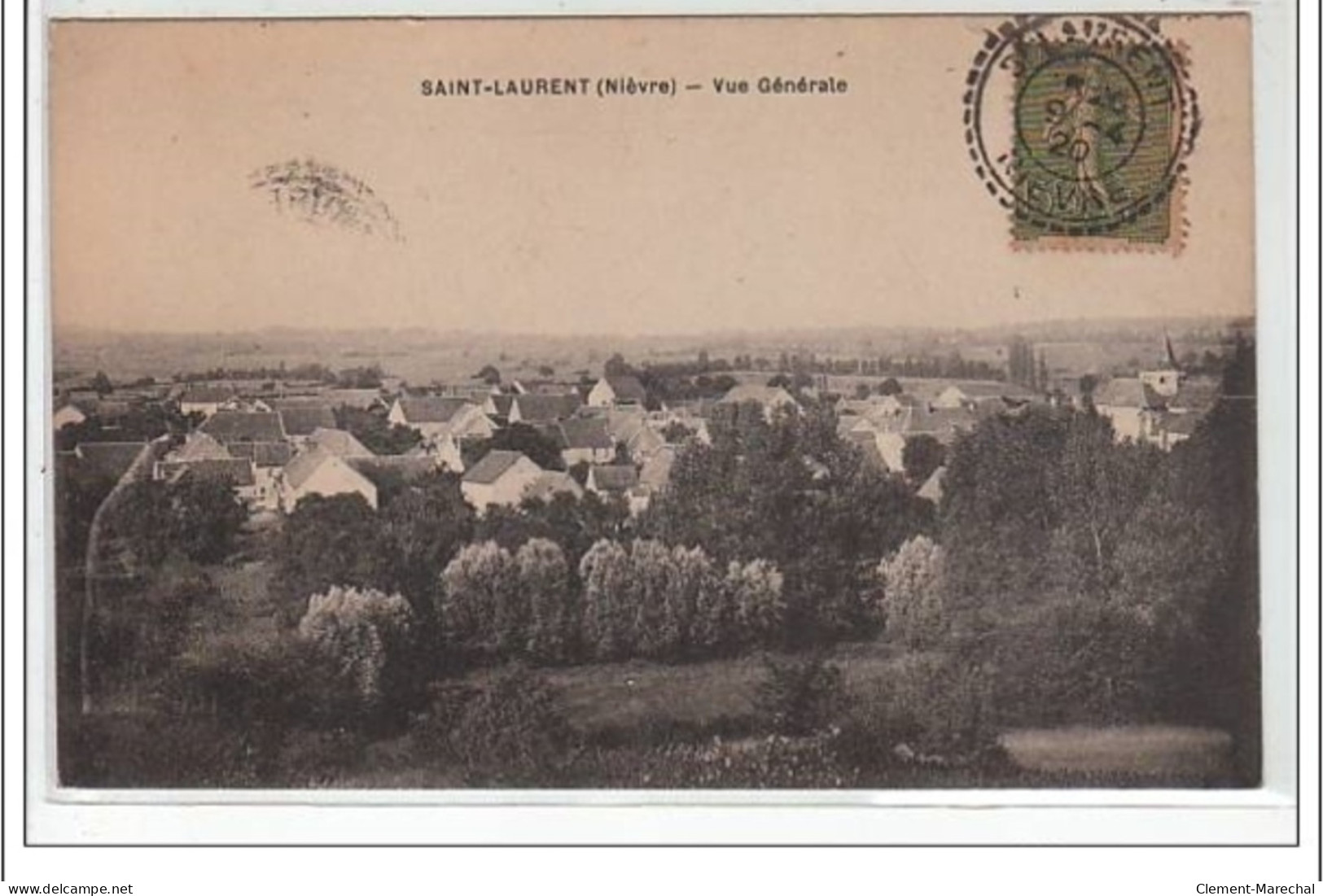 SAINT LAURENT : Vue Générale - Très Bon état - Tannay