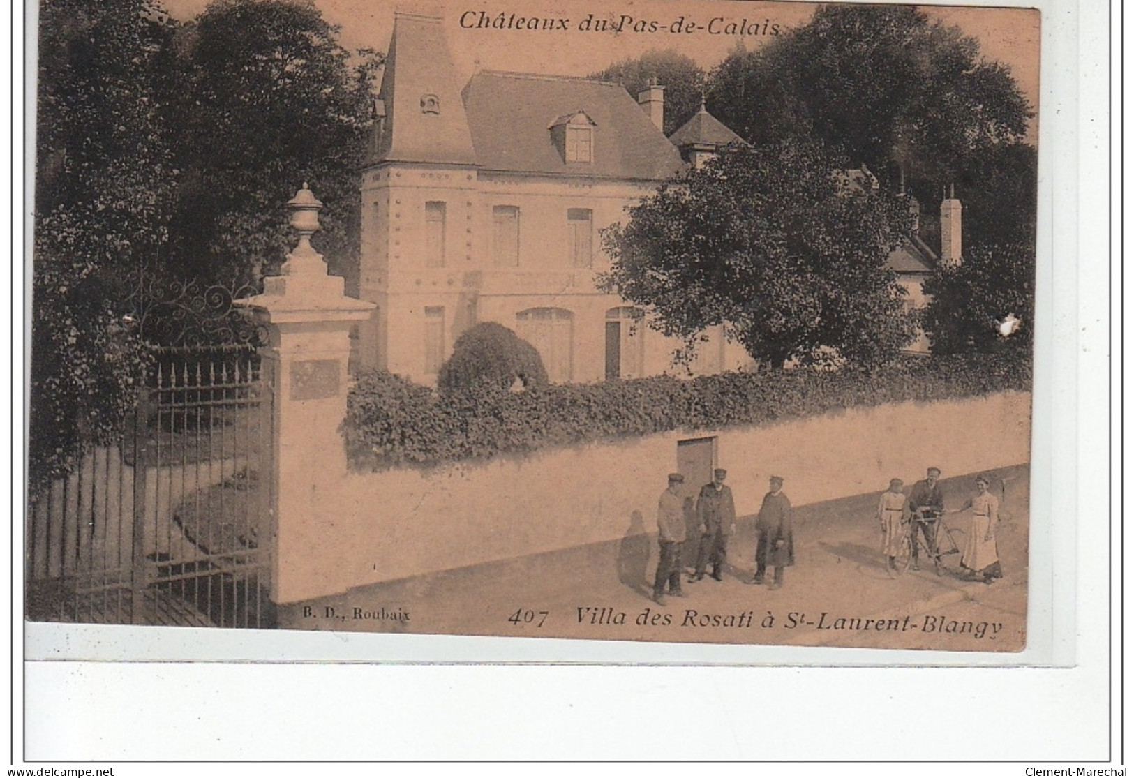 SAINT LAURENT BLANGY - Châteaux Du Pas De Calais - Villa Des Rosati - Très Bon état - Saint Laurent Blangy