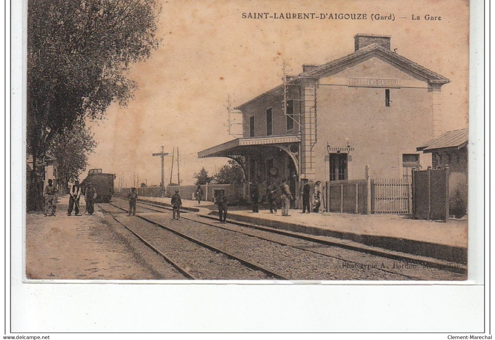 SAINT LAURENT D'AIGOUZE - La Gare - Très Bon état - Other & Unclassified