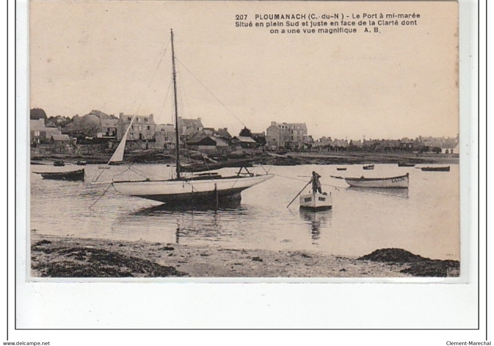 PLOUMANAC'H - Le Port à Mi-marée - Très Bon état - Ploumanac'h