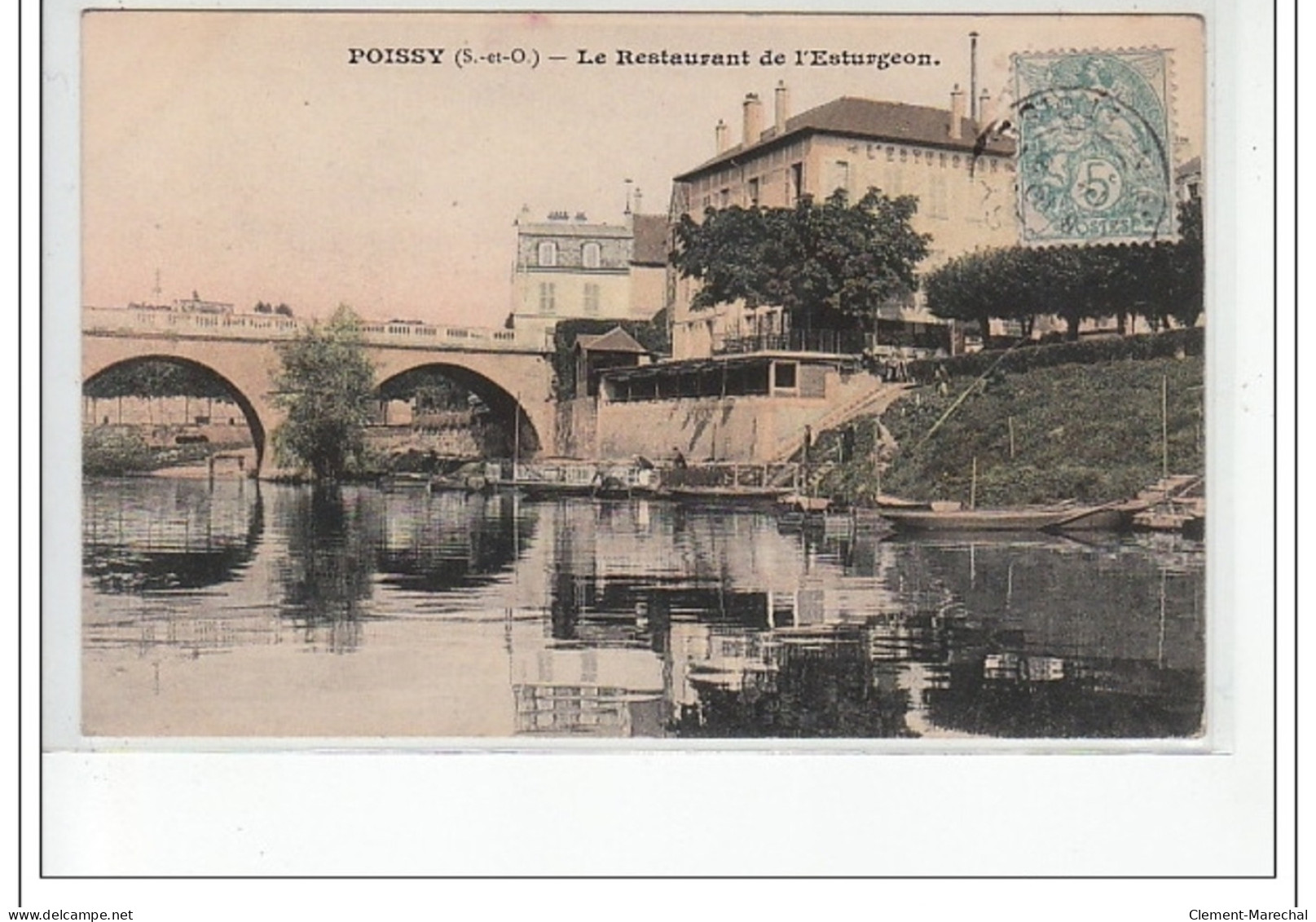 POISSY - Le Restaurant De L'Esturgeon - Très Bon état - Poissy