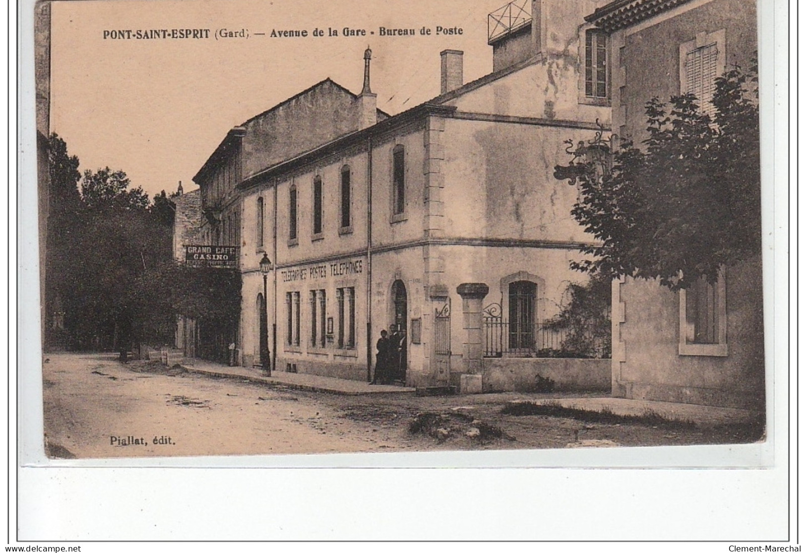 PONT SAINT ESPRIT - Avenue De La Gare - Bureau De Poste - Très Bon état - Pont-Saint-Esprit