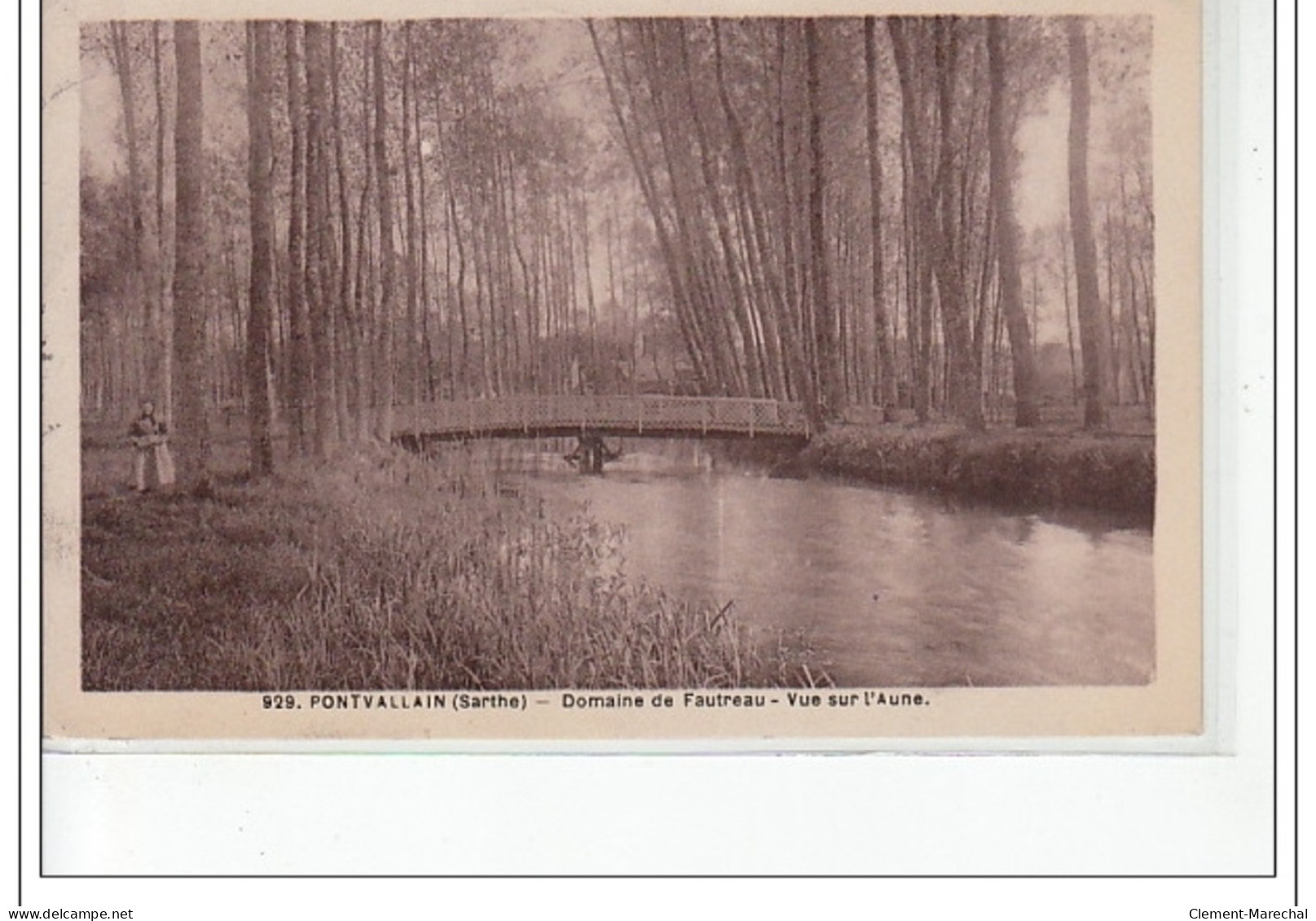 PONTVALLAIN - Domaine De Fautreau - Vue Sur L'Aune - Très Bon état - Pontvallain